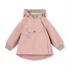 Mini A Ture rose tan transitional jacket Wai fleece lining